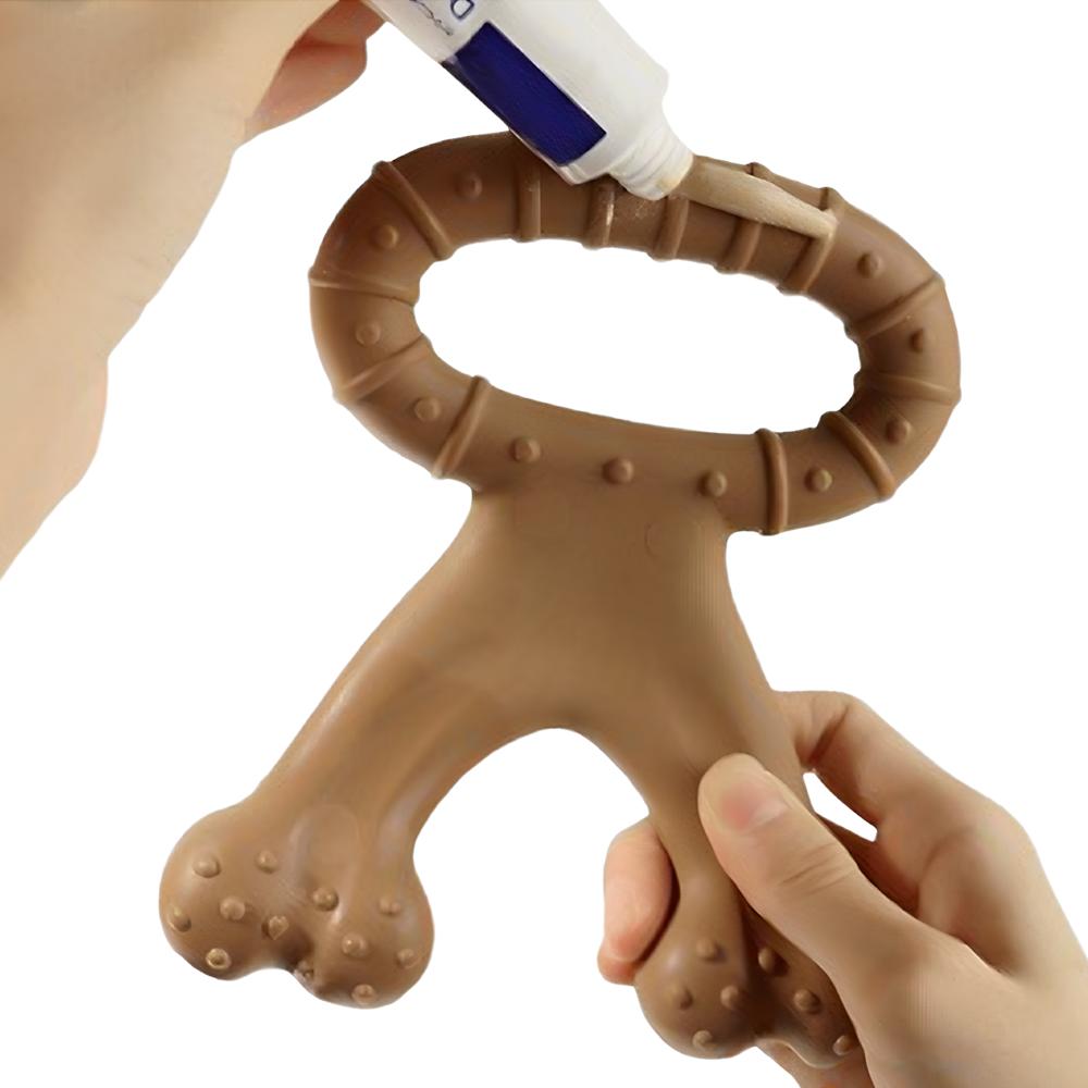 Dog Interactive Toy, Pet Chew Bite-Proof Realistic Toy, Dog Bone Teething Toy, 1PC