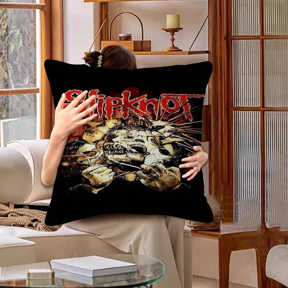 Pop Band SSlipknot Album Pillow Cover Sofa Cushion Cover Home Room Decoration Children Gift