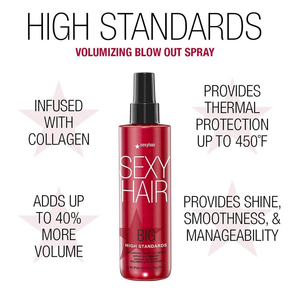 Sexy Hair Big Sexy Hair High Standards Volumizing Blow Out Spray 6.8 Oz