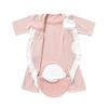 Ficelle 10mois PATTO SATTO Baby Romper Pink 50-60cm 26252051 Quick-Change Infant Bodysuit with Soft Hook-and-Loop Fastener Floral Lace Ribbon