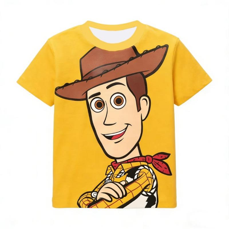 Toy Story T-Shirt for Men Women Cartoon Rex Buzz Lightyear Woody Short Sleeve Tee Tops Summer Casual Streetwear