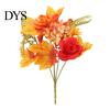 Simulation Greenery for Interior Decoration Artificial Fall Flowers, Faux Silk Flower Arrangement, Realistic Bouquet Long Lasting Flowers Weddings