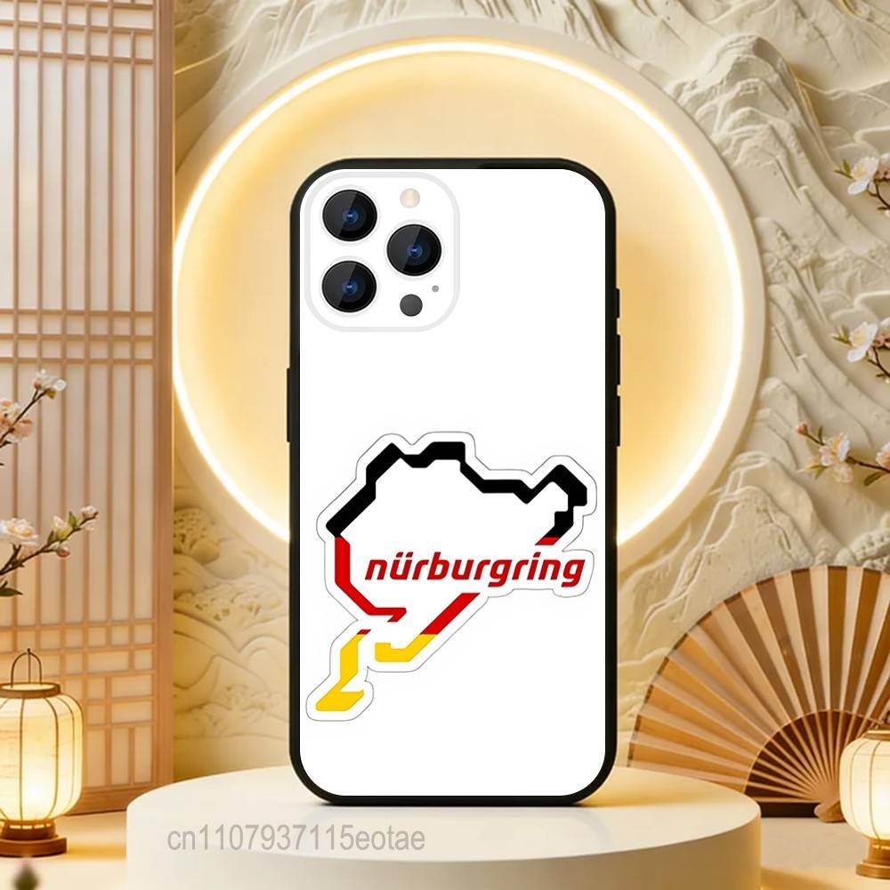 

Чехол для телефона N-Nurburgring Sport Car Силиконовый Мягкий Для IPhone 16,17,15,11,13,12,14,Mini,Pro,Max,Plus,Air,E Черный iPhone13