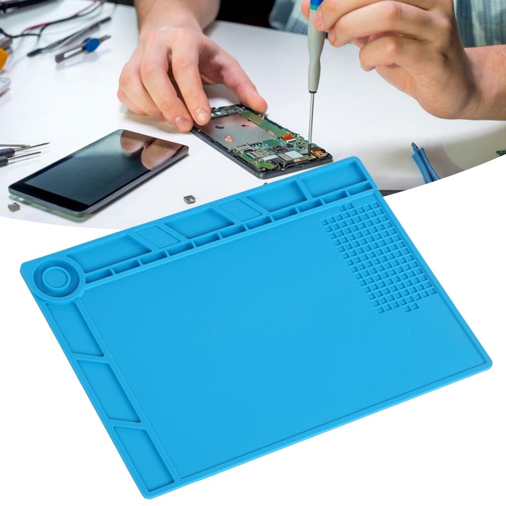 Insulation Silicone Mat HeatResistant Soldering Repairing Pad for Phone Computer(S-130+ )
