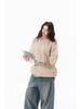 Men's Retro Cable Knit Sweater - Loose Fit, Round Neck, Autumn/Winter Pullover.