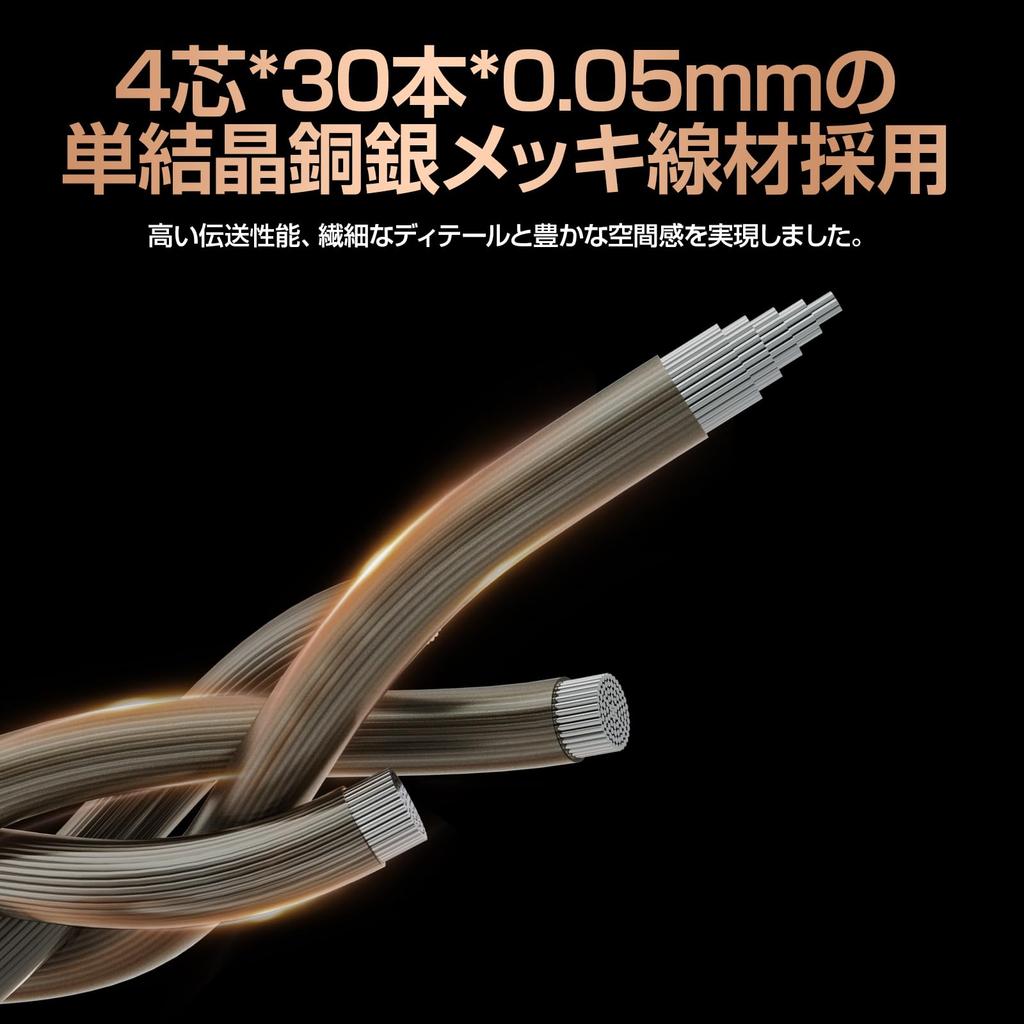 VGP 2025 Auszeichnung LETSHUOER S08 Kabelgebundene Kopfhörer mit 13mm Custom Planar Magnetic der 4. Generation Kabelgebunden und einem einzelnen austauschbaren Kristallkupferkabel