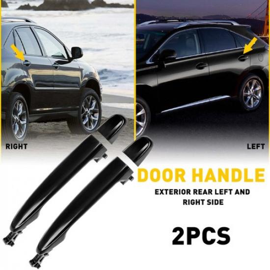 Außentürgriff Schwarz Vorne Hinten Links Rechts Für 2007-2011 Toyota Camry