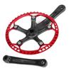 Meijun 2color Bike Crankset 170mm Bicycle Chainwheel Chain Ring Set 45T 47T