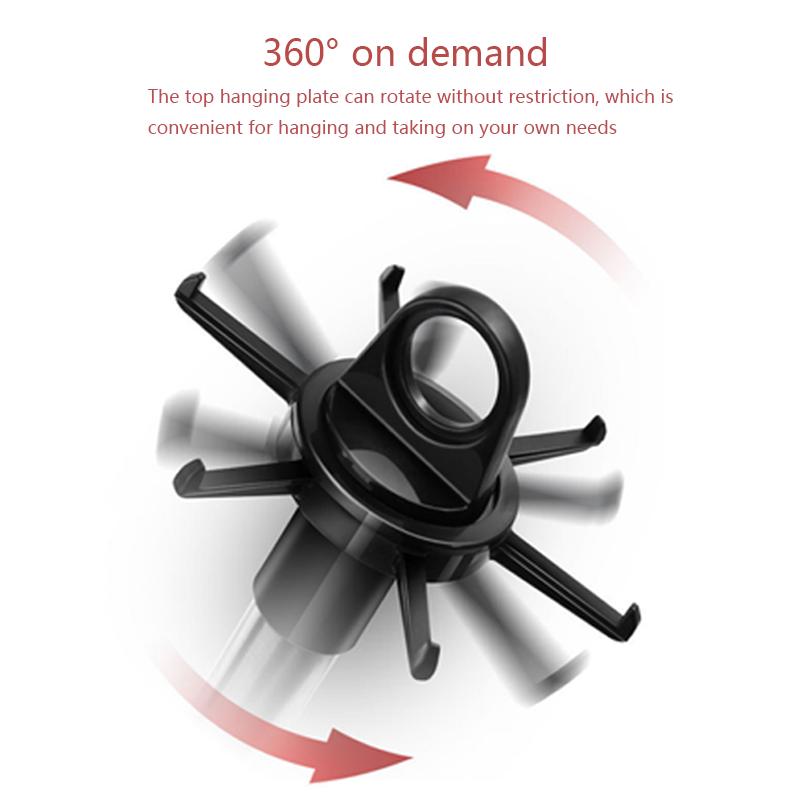 Kitchen Rotary Storage Rack Rotatable Kitchenware Organizer Hooks Spatula Spoon Knife Storage Cabinet Kitchen Accessories New