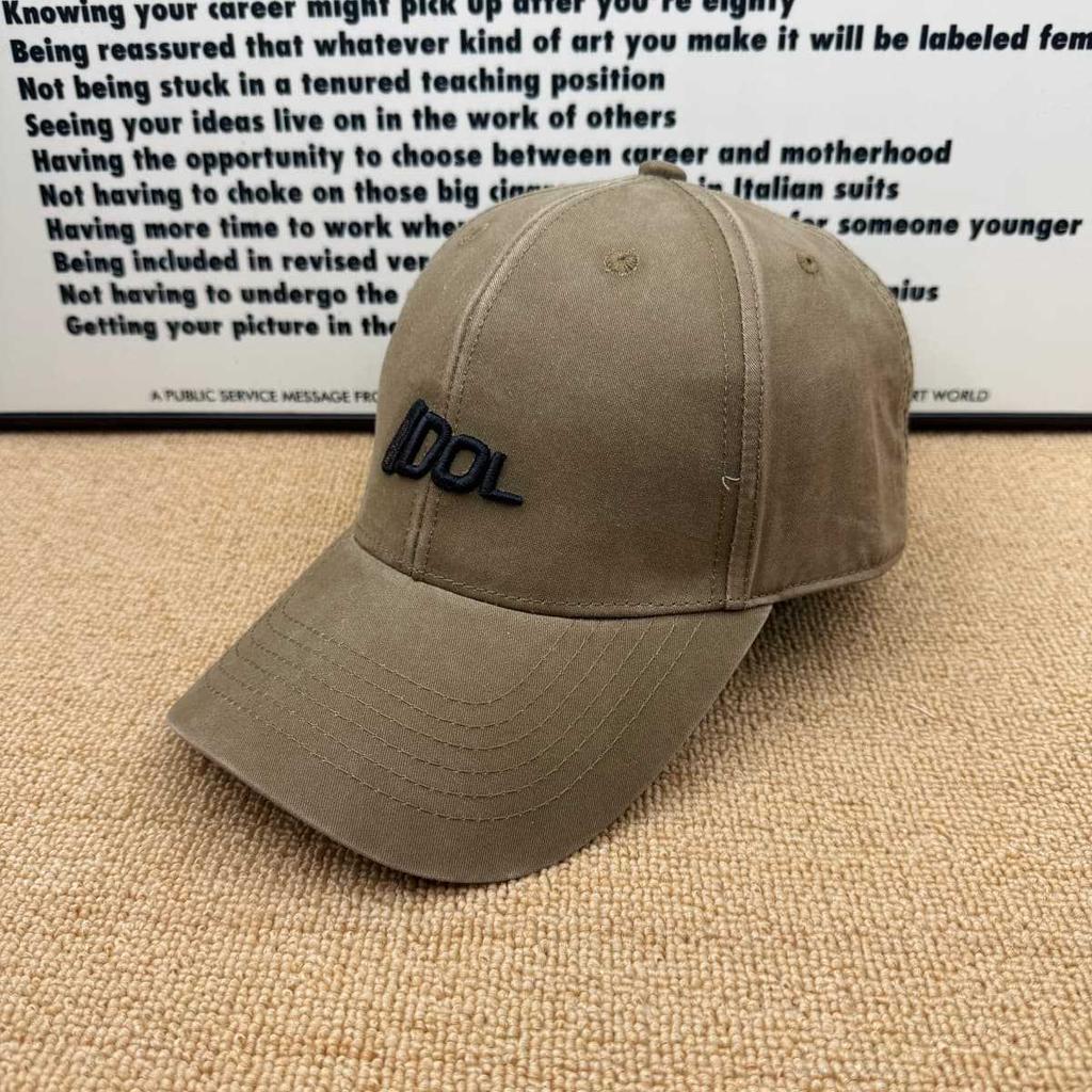 Simple IDOL Alphabet Baseball Cap Men's and Women's Soft Top Comfortable Visor Casual Versatile Cap