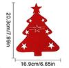 2Pcs New Year Chirstmas Tableware Holder Knife Fork Cutlery Set Skirt Pants Christmas Decorations for Home