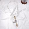 ZZAA Personalized Trendy Insect Beetle Knows Fish Pendant Multi Layer Necklace