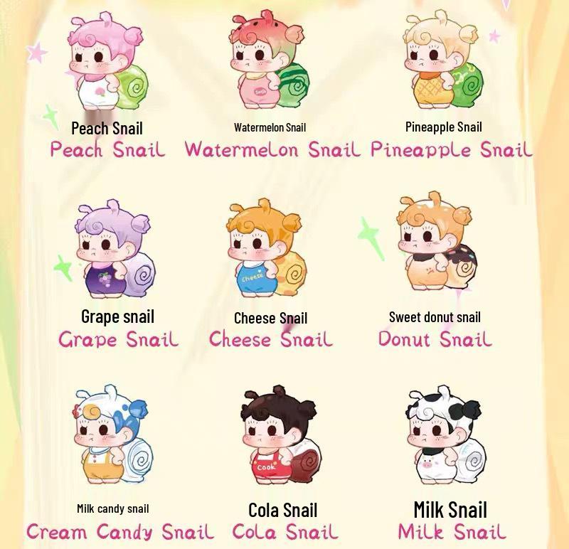 Soda Girl - Cute Snail Treasure Grain Series Blind Box Figure Gift