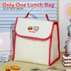 Cartoon Cute Lunch Bag With Large Capacity Style For Students And Office Use