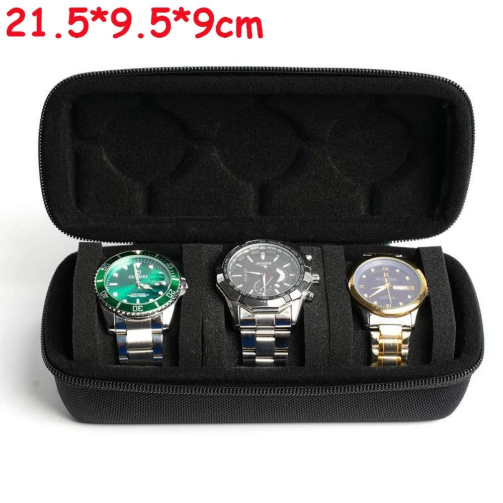 Watch Box 6/10 Slot Watches Organizer Portable Travel Watch Case Waterproof Storage Travel Watch Carrying Case Watches Holder