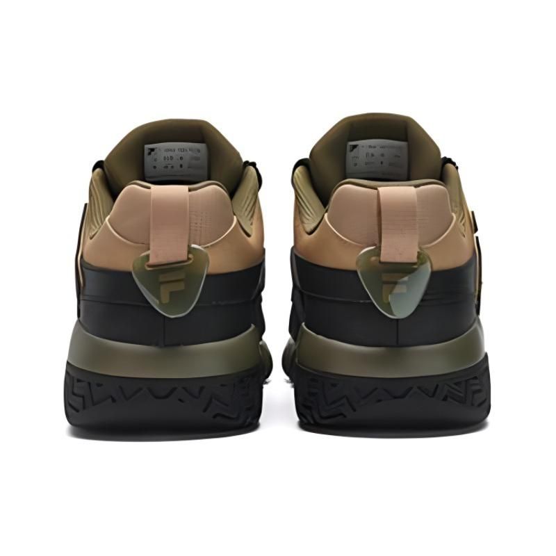 Fila Fusion Buster Low Top Basketballschuhe Herren Sneaker Schwarz Braun T12M413207FDB