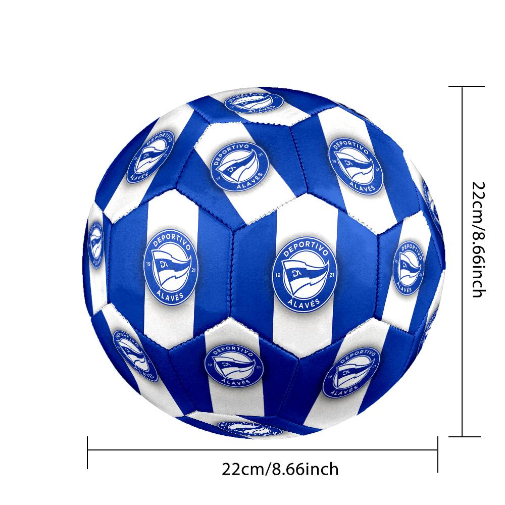 Deportivo FC Printed Size 5 Soccer Balls, High-Quality, Anti-Slip, Protective Football, A Unique Gift , Birthdays, Christmas Gifts