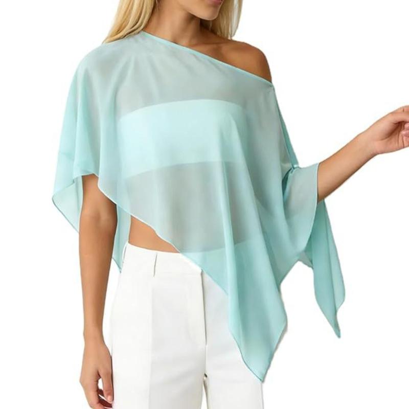 Leggero Sciarpa in Chiffon Con Protezione Solare UPF30+ Per Donne Estate Spiaggia Vacanza E Pendolarismo Quotidiano