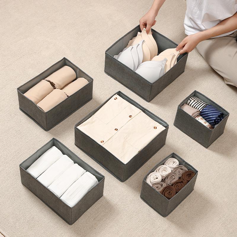 Foldable Large Capacity Storage Box Organizer for Clothes and Underwear