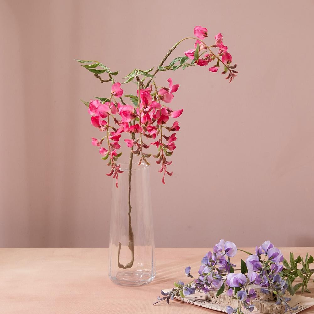 Wisteria Artificial Stems x3 81.5 cm Magenta