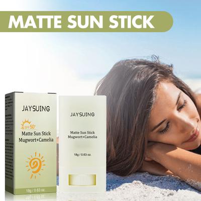 Stick Solare Opaco Stick Solare SPF50+ Crema Protettiva UV Olio Antiossidante Controllo Sebo SunCream Rinfrescante Cosmetico Coreano 18G