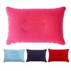 Inflatable Pillow Leak-proof Ultralight Portable Travel Flocked Surface Sleeping Cushion Outdoor Camping Hiking Beach Rectangle Air Pillow