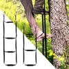 Portable Hunting Tree Climbing Aider with Anti-Skidding Steps Climbing Rope Ladder for Rock Climbing Caving Canyoning