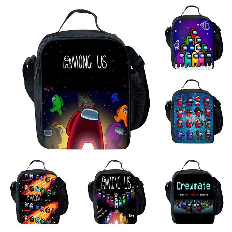 Stilvolles und lustiges dreiteiliges Rucksack-Set für Kinder mit geometrischen Mustern