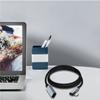 Right Angle USB C Extension Cable Short, USB 3.1 Type-C Extension Lead 480Mbps, 20V/5A,100W Male to Female Extender Cord
