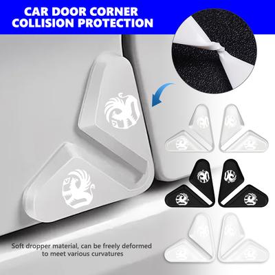Car Door Corner Anti-collision Protective Silicone Guard Protector For Vauxhall Zafira Vectra Vivaro Corsa D Astra G J H