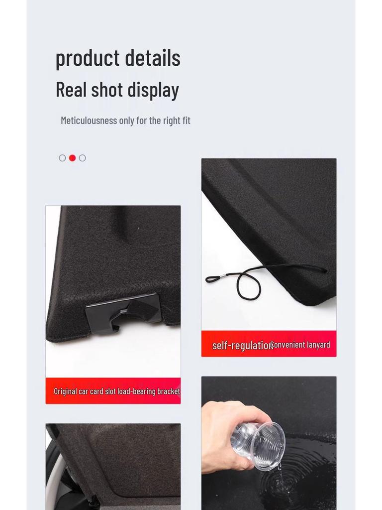 Kia K2 Trunk Partition & Sunshade Storage Board Accessories