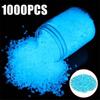 1000 sztuk Luminous Sand Glow In Dark Stone Pebble Garden Yard Outdoor Path Lawn Decoration Fish Tank Aquarium Home DIY Decor 3-5mm
