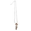 Metal Carving Birdhouse Necklace Adjustable Lightweight Men Women Bird House Pendant Chain Necklace Fashion Jewelry Accessories