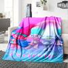 Customiz Name Personality Trolls Blanket Soft &Warm Sofa Office Bed Travel Lunch Break Blanket, Gift Suitable All Seasons
