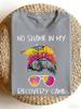 Retro Sobriety AA NA Recovery T-Shirt - No Shame in My Recovery Game, 220G Heavy Fabric Crew Neck Long Sleeve Suitable for AA/NA Meetings, Plus Size C