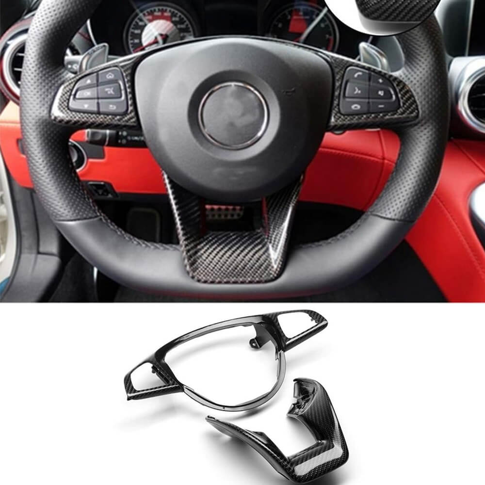 

steering wheel cover (Carbon) for Mercedes GLA X156 2014-2019