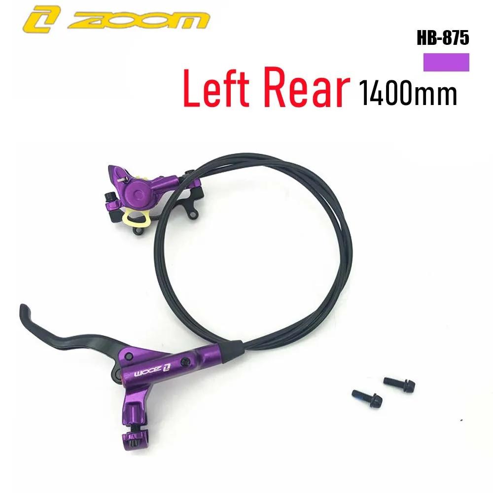 ZOOM HB875 MTB Bike Hydraulic Disc Brake Set 800/1400mm Left Front/Right Rear Mountain Bicycle Oil Pressure