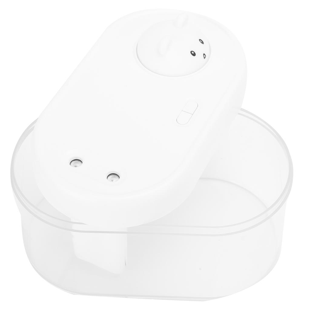 1L Portable Mini Mute Desktop Double Spray Humidifier with Ambient Night Light for Home OfficeWhite