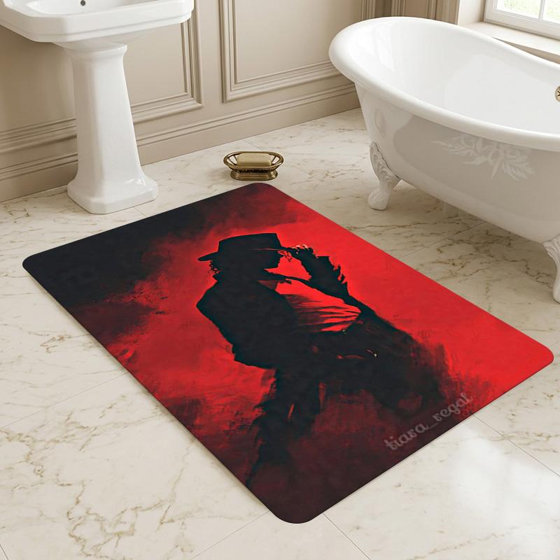 Silhouette Area Rug Carpet For Bedroom Game Playroom Living Room Nonslip Sofa Office Home Decor Doormat Christmas Gift C3181