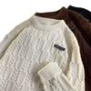 Autumn and Winter Sweater Men's Crew Neck Pullover Japanese Retro Teenager Loose Trendy Brand Design Sense Niche Knitted Sweater