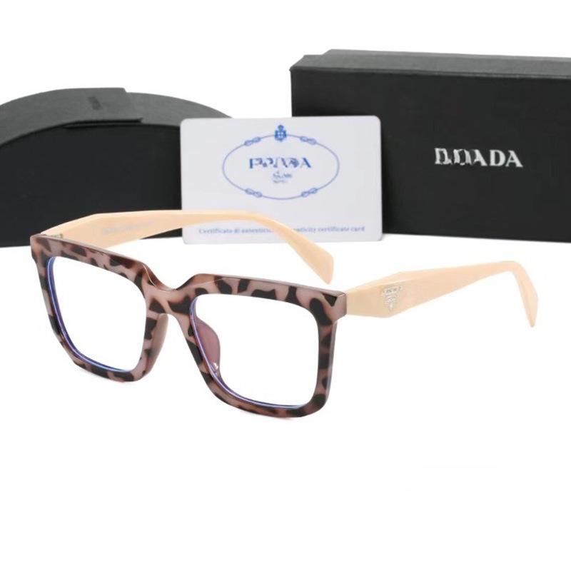 Retro Unisex Square Frame Glasses with Anti-Blue Light Flat Lenses