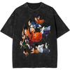 Anime Dragon Ball - Title Page Little Goku & Bulma Cover Print T-shirt Men Women Casual Short Sleeve Cotton Vintage Loose Tee