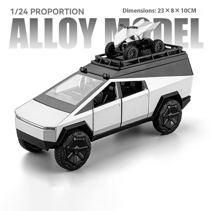 1/24 Cybert Metall Druckguss Auto Modell Simulation Ton Licht Stoßdämpfend Pickup Truck Spielzeug Junge Geschenk Halloween Geschenk