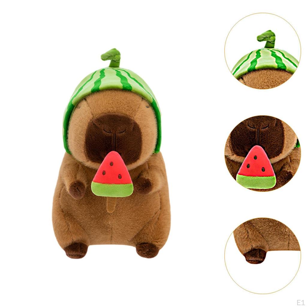 Capybara Plush Doll Animal Toy Plushie Accompany for Teens Children