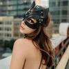 European Leather Rabbit/Cat/Fox Eye Mask for Adults