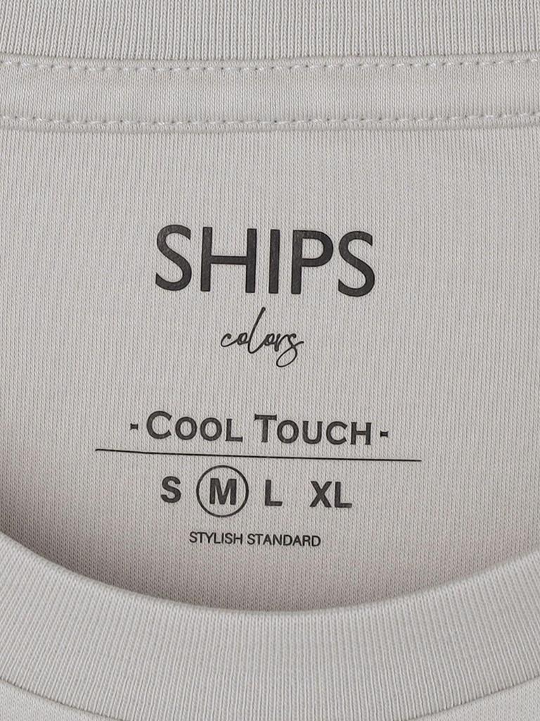 Ships Colors Herren T-Shirt mit Rundhalsausschnitt aus mercerisierter Baumwolle, das sich kühl anfühlt, Grau, XL (Produktcode: 212100002)