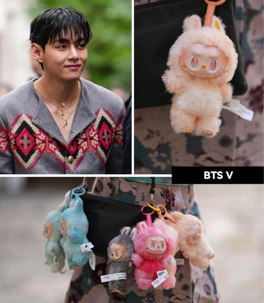 [USED] BTS V's Favorite Love Energy Plush Pendant HAPPINESS