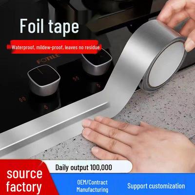Hitzebeständiges Aluminiumfolienband - Ölbeständig, Schimmelresistent, Wärmeisolierend für Küche und Herd.