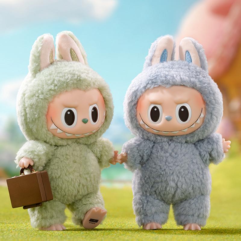 New POP MART Labubu The Monsters Exciting Macaron Lychee Berry Vinyl Plush Pendant PPMT-2310-0069