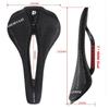Ultra-Light Full Carbon Fiber Bicycle Saddle Mountain Road Bikes Hollow Design Leather Top Unisex